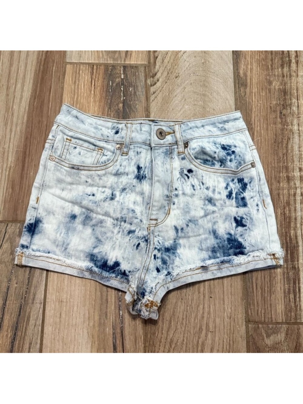Bullhead Denim Co. Super High Rise Shorty Shorts